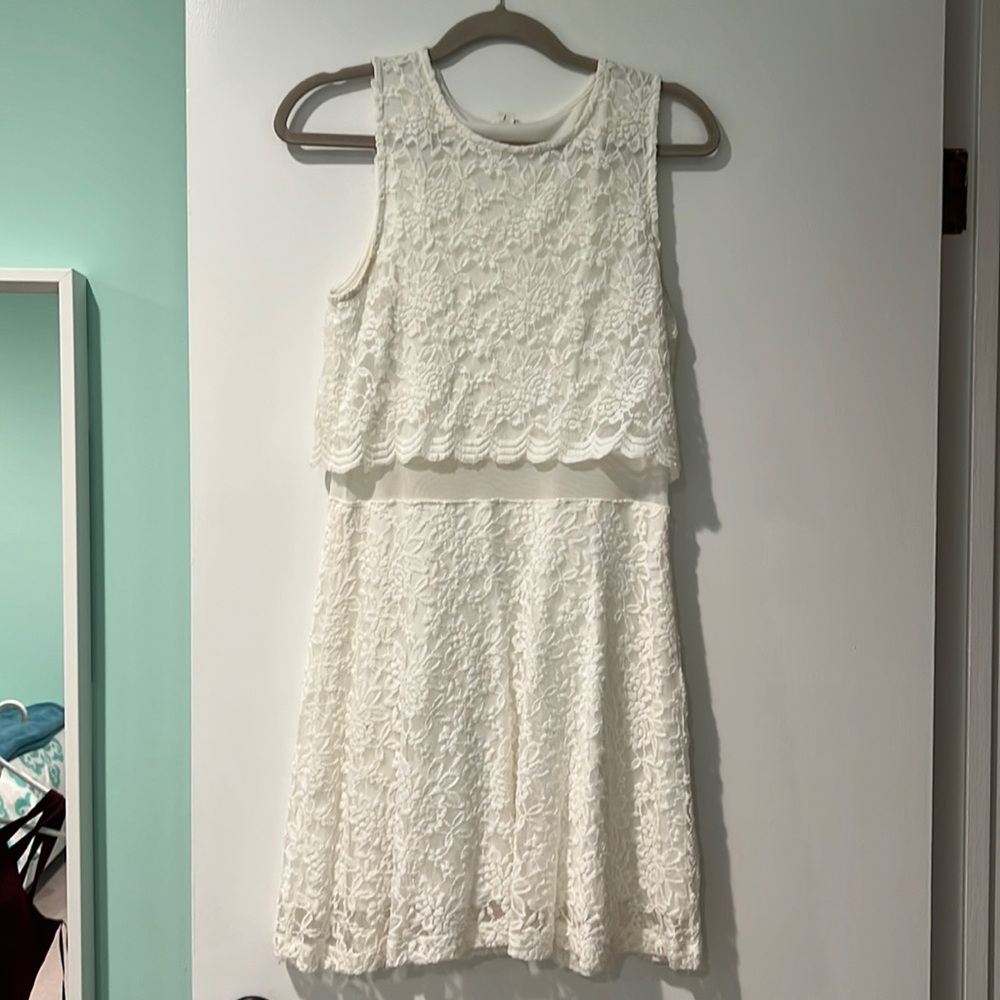 Ivory Lace Dress